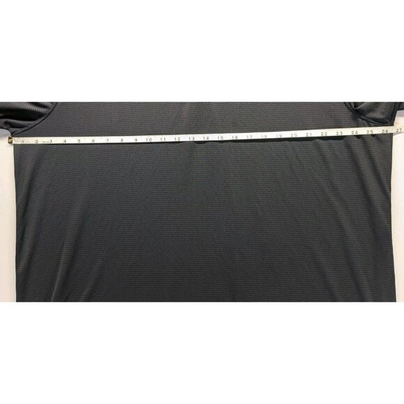 Duluth Trading Navy Blue & Black Stripe Stretch Standard Fit Polo Shirt XL - Picture 2 of 6